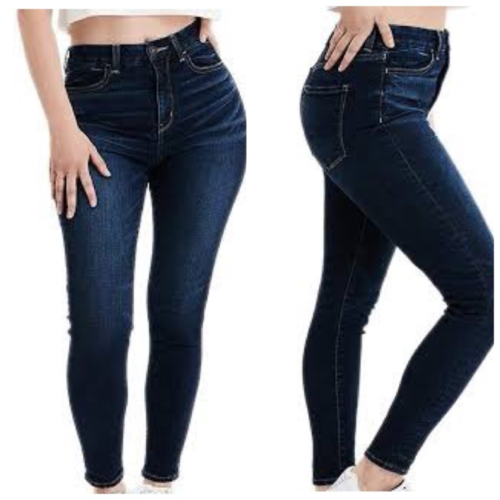 COPY - American Eagle curvy hi-rise jegging in midnight dreamer